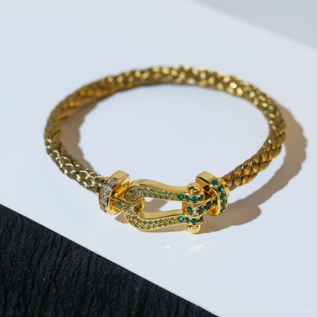 [Amore Jewels]FORCE 10 GOLD GREEN DIAMOND PAVED