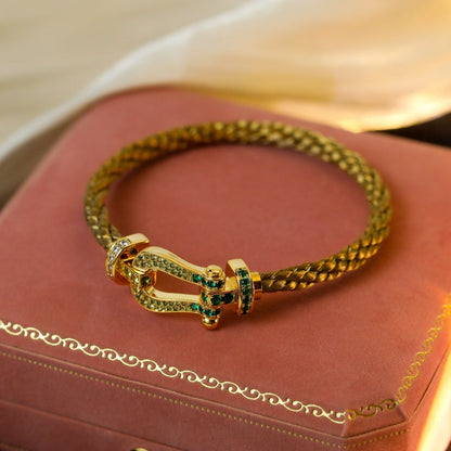 [Amore Jewels]FORCE 10 GOLD GREEN DIAMOND PAVED