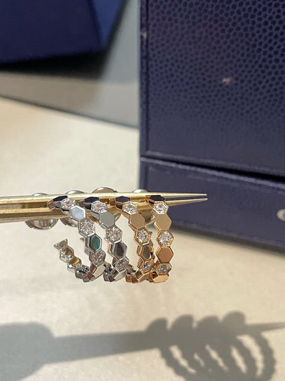 [Amore Jewels]Hollow Design Four-Leaf Clover Flower Shape Ring