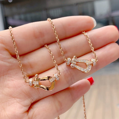 [Amore Jewels]FORCE 10 PINK GOLD DIAMOND NECKLACE