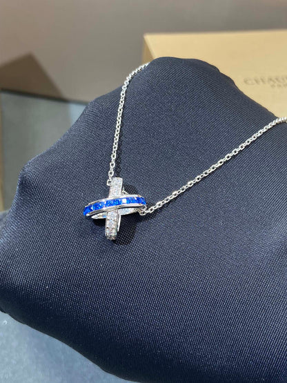 [Amore Jewels]LIENS DIAMOND SILVER NECKLACE
