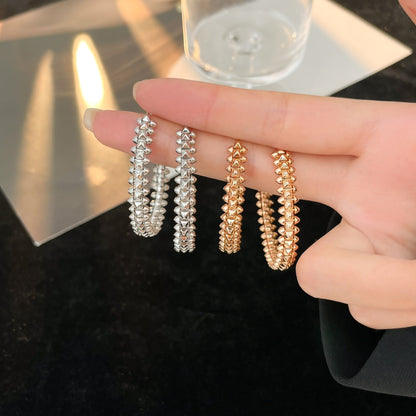 [Amore Jewels]CLASH HOOP EARRINGS