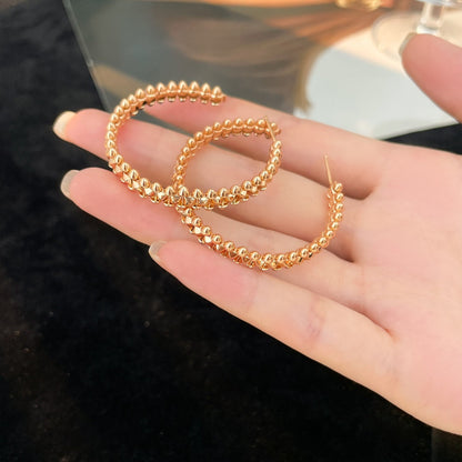 [Amore Jewels]CLASH HOOP LARGE EARRINGS