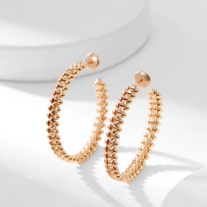 [Amore Jewels]CLASH HOOP LARGE EARRINGS