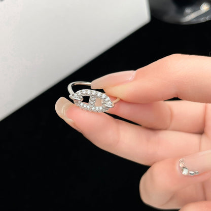 [Amore Jewels]RONDE SMALL SILVER DIAMOND RING