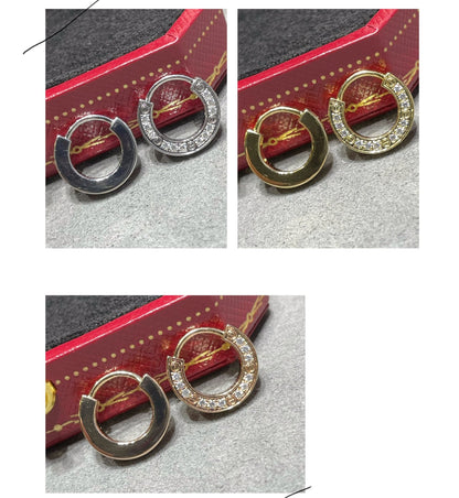 [Amore Jewels]LOVE DIAMOND EARRINGS