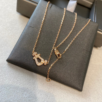[Amore Jewels]FORCE 10 DIAMOND PINK GOLD NECKLACE MINI MODEL