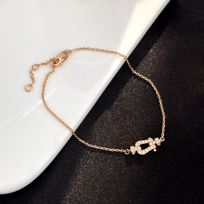 [Amore Jewels]FORCE 10 FULL DIAMOND BUCKLE CHAIN LINK MINI MODEL