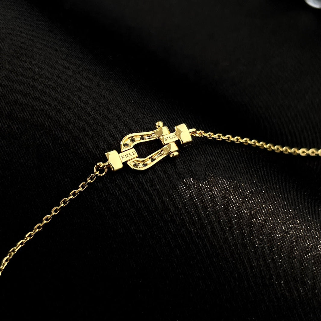 [Amore Jewels]FORCE 10 FULL DIAMOND BUCKLE CHAIN LINK MINI MODEL