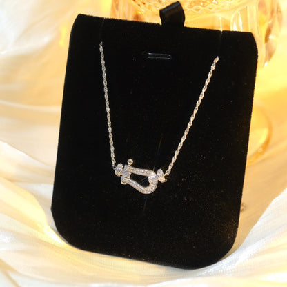 [Amore Jewels]FORCE 10 DIAMOND SILVER NECKLACE MINI MODEL