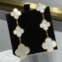 [Amore Jewels]CLOVER MOP 3 MOTIFS GOLD EARRINGS