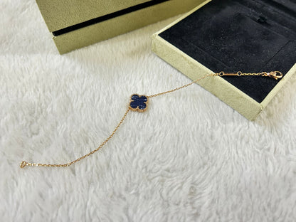 [Amore Jewels]CLOVER 1 MOTIF PIETERSITE BRACELET