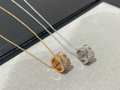 [Amore Jewels]LIENS EVIDENCE DIAMOND PAVED NECKLACE