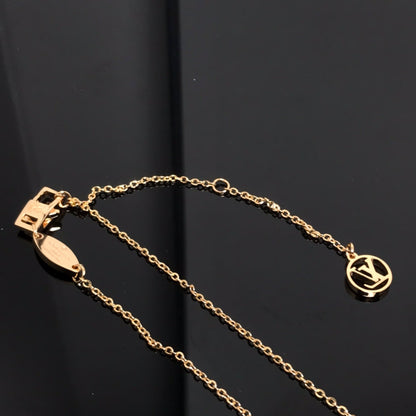 [Amore Jewels]COLOR BLOSSOM PINK MOP SUN GOLD NECKLACE