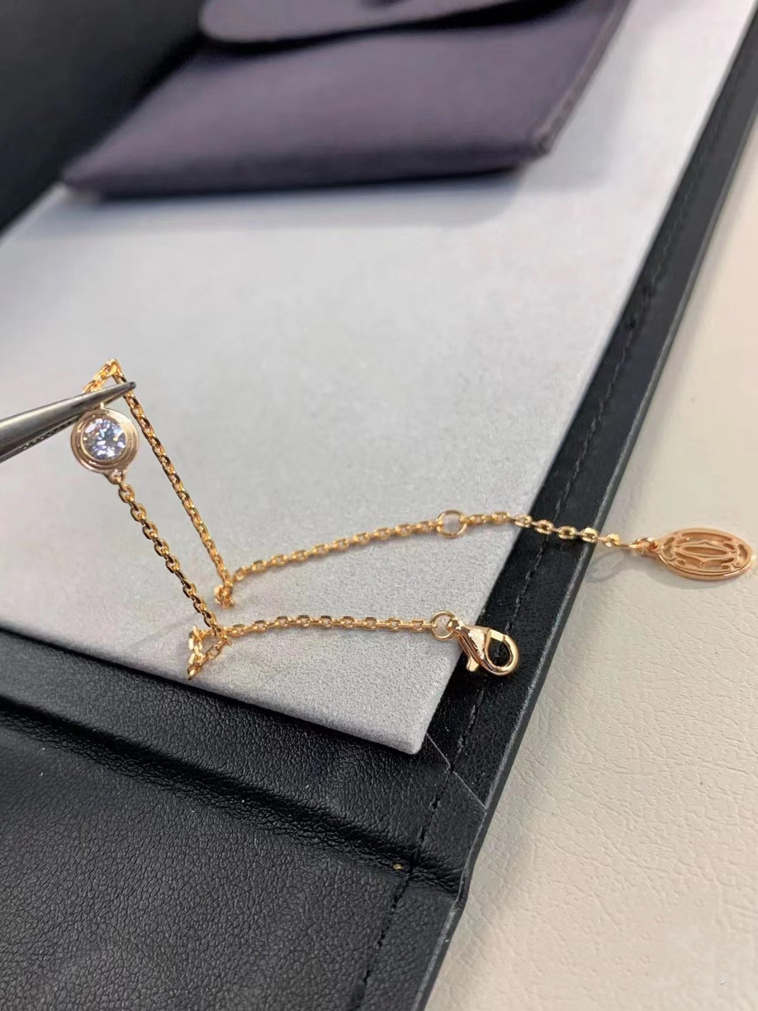 [Amore Jewels]DAMOUR DIAMOND LINK BRACELET