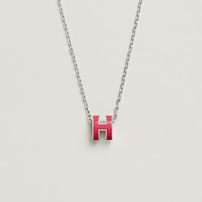 [Amore Jewels]H NECKLACE PINK
