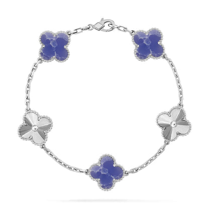 [Amore Jewels]CLOVER 5 MOTIF BLUE VEINS BRACELET COLLECTION