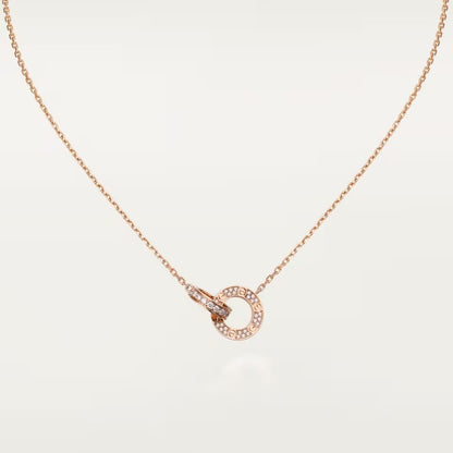 [Amore Jewels]LOVE  FULL DIAMOND PENDANT NECKLACE