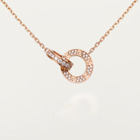 [Amore Jewels]LOVE  FULL DIAMOND PENDANT NECKLACE