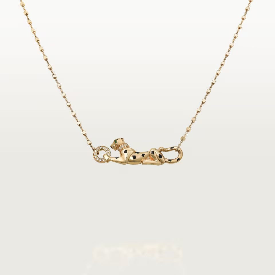 [Amore Jewels]PANTHERE FULL DIAMOND NECKLACE