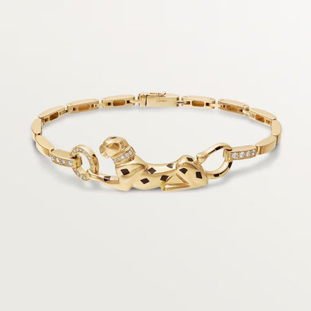 [Amore Jewels]PANTHERE HALF DIAMOND ON CHAIN BRACELET