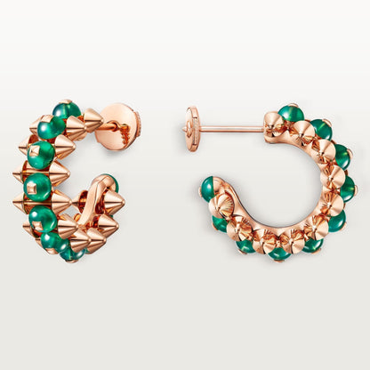 [Amore Jewels]CLASH 7.9MM AGATE CHALCEDONY EARRINGS