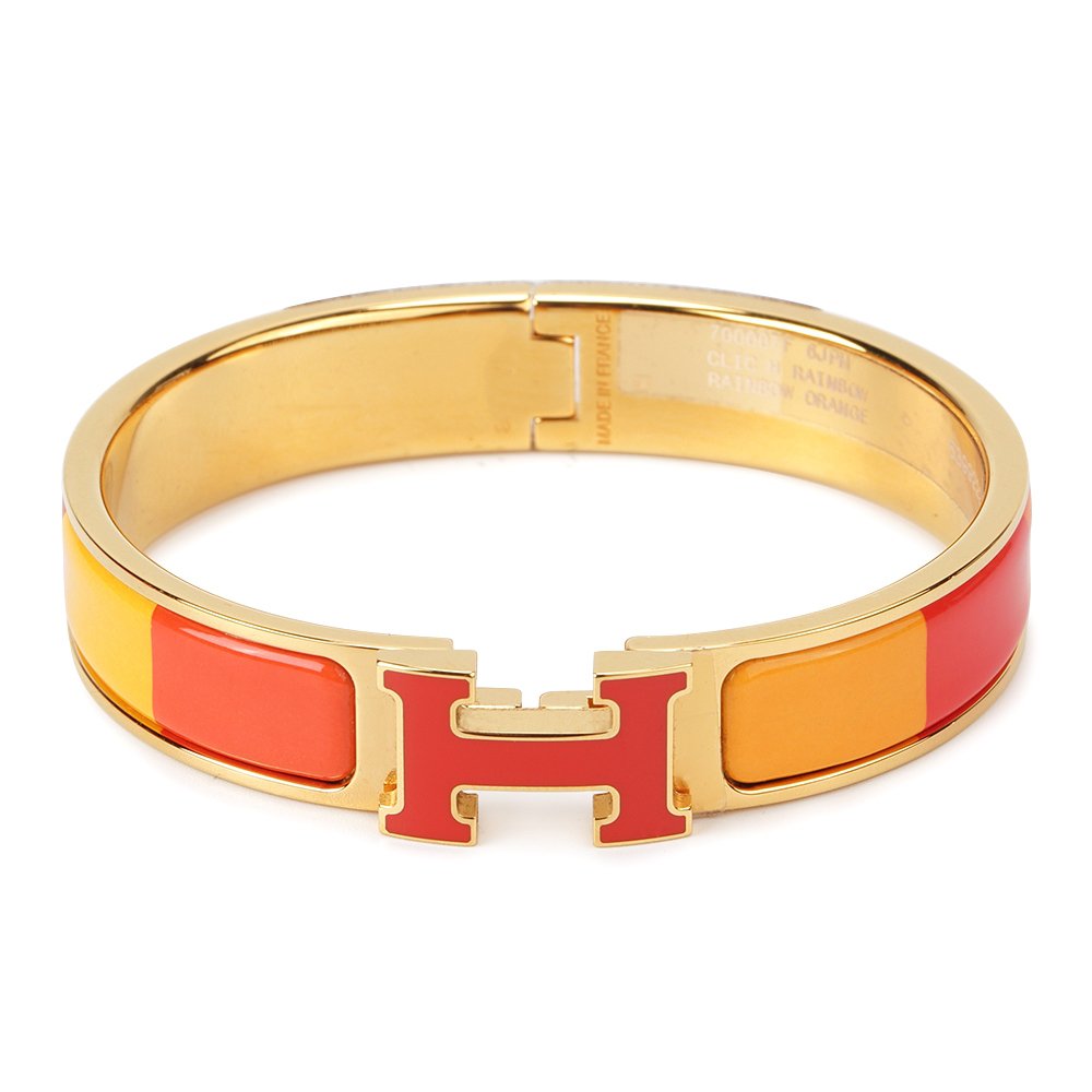 [Amore Jewels]H BRACELET ORANGE RAINBOW CERAMIC
