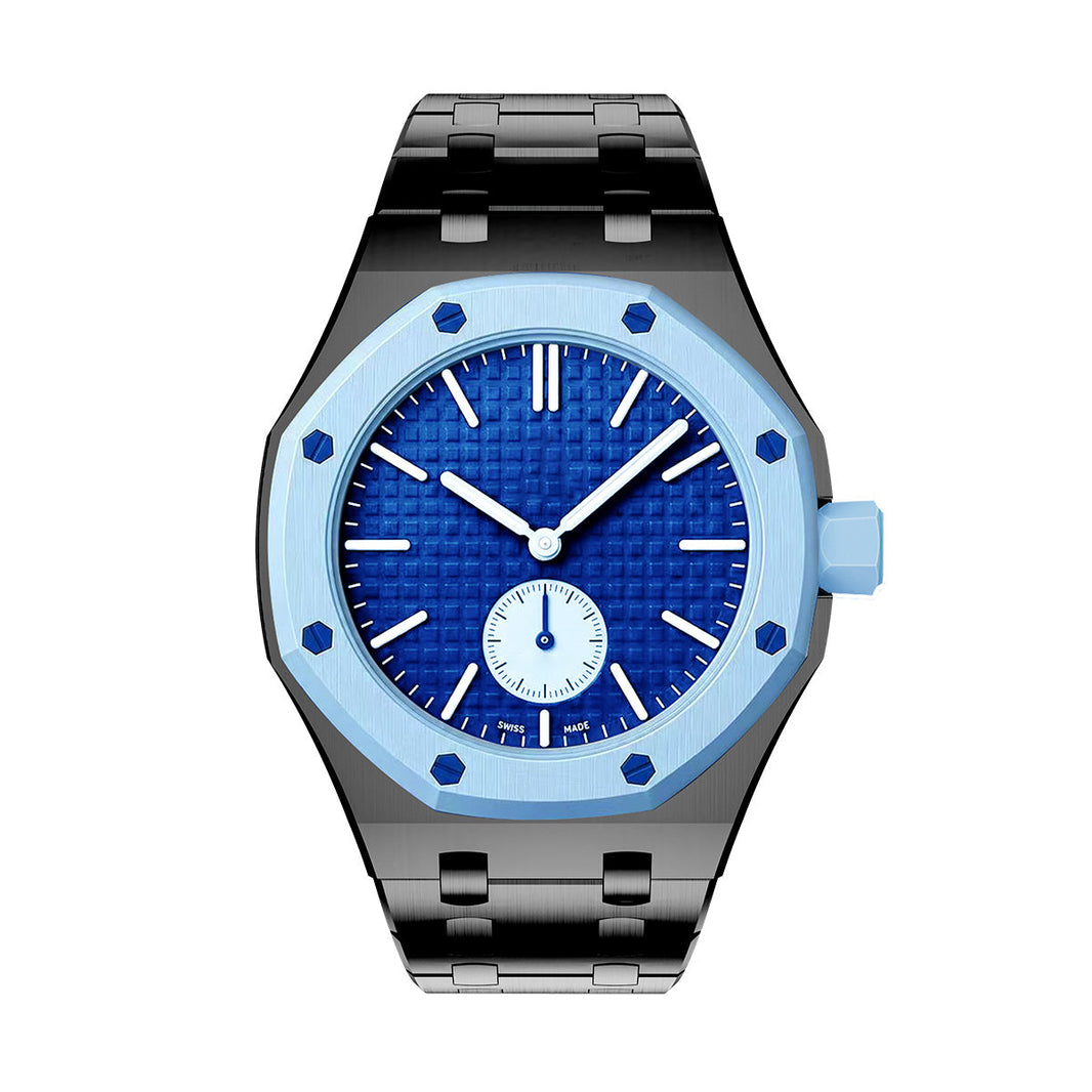 Oak Pop Exclusive Black Steel Strap