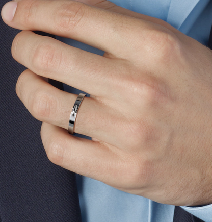 [Amore Jewels]ALLIANCE LIENS VIDENCE 3MM RING