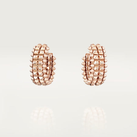 [Amore Jewels]CLASH 9.2MM DOUBLE ROW EARRINGS