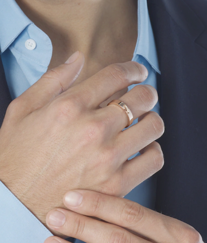 [Amore Jewels]ALLIANCE LIENS VIDENCE DIAMOND 4MM RING