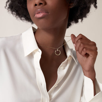 [Amore Jewels]JUSTE NECKLACE HALF DIAMOND