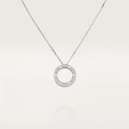 [Amore Jewels]LOVE NECKLACE 16MM  FULL DIAMOND