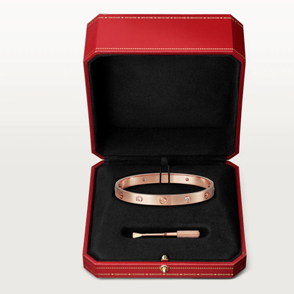 [Amore Jewels]LOVE BRACELET 6.1MM 4 DIAMONDS