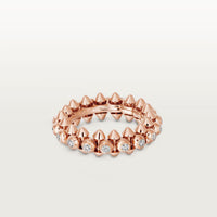 [Amore Jewels]CLASH 6.8MM DIAMOND MEDIUM RING