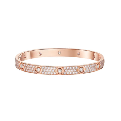 [Amore Jewels]LOVE BRACELET 6.1MM DIAMOND-PAVED 10 BIG DIAMONDS