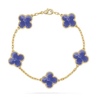 [Amore Jewels]CLOVER 5 MOTIF BLUE VEINS BRACELET COLLECTION