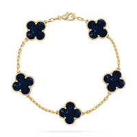 [Amore Jewels]CLOVER 5 MOTIF PIETERSITE BRACELET COLLECTION