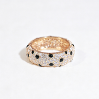 [Amore Jewels]PANTHERE SPOTTED FULL DIAMOND RING