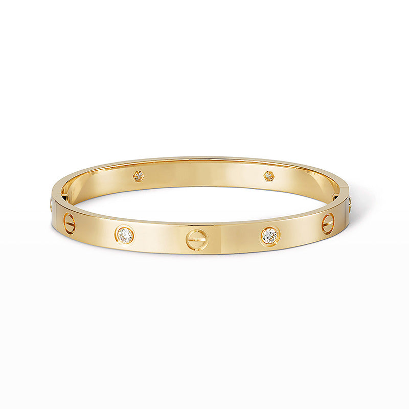 [Amore Jewels]LOVE BRACELET 6.1MM 4 DIAMONDS