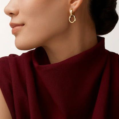 [Amore Jewels]LOVE 3.3MM DANGLE EARRINGS