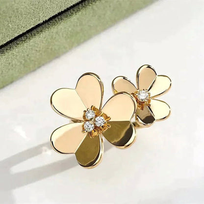 [Amore Jewels]CLOVER COMOS GOLD DIAMOND RING