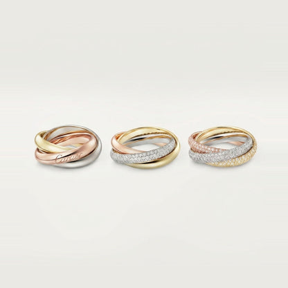 [Amore Jewels]TRINITY 3.2MM RING COLLECTION