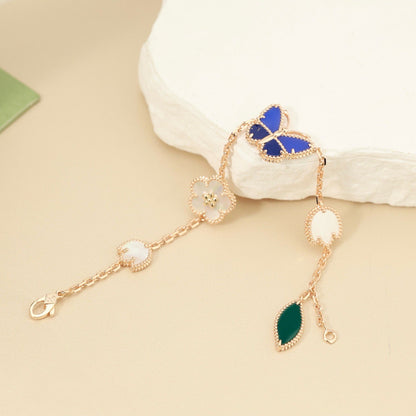 [Amore Jewels]LUCKY SPRING BUTTERFLY 5 MOTIF BRACELET