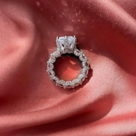 [Amore Jewels]Exquisite Multicolored Radiant Zircon Everyday Ring