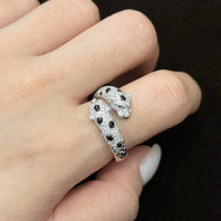 [Amore Jewels]PANTHERE 5MM ALL DIAMOND RING