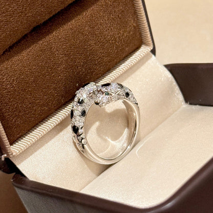 [Amore Jewels]PANTHERE 5MM ALL DIAMOND RING