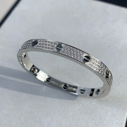 [Amore Jewels]LOVE BRACELET 6.1MM DIAMOND-PAVED CERAMIC