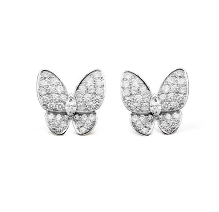 [Amore Jewels]BUTTERFLY ALL DIAMOND EARRINGS