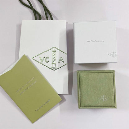 [Amore Jewels]VA CLOVER BRACELET NECKLACE RING BOX GIFT BAG